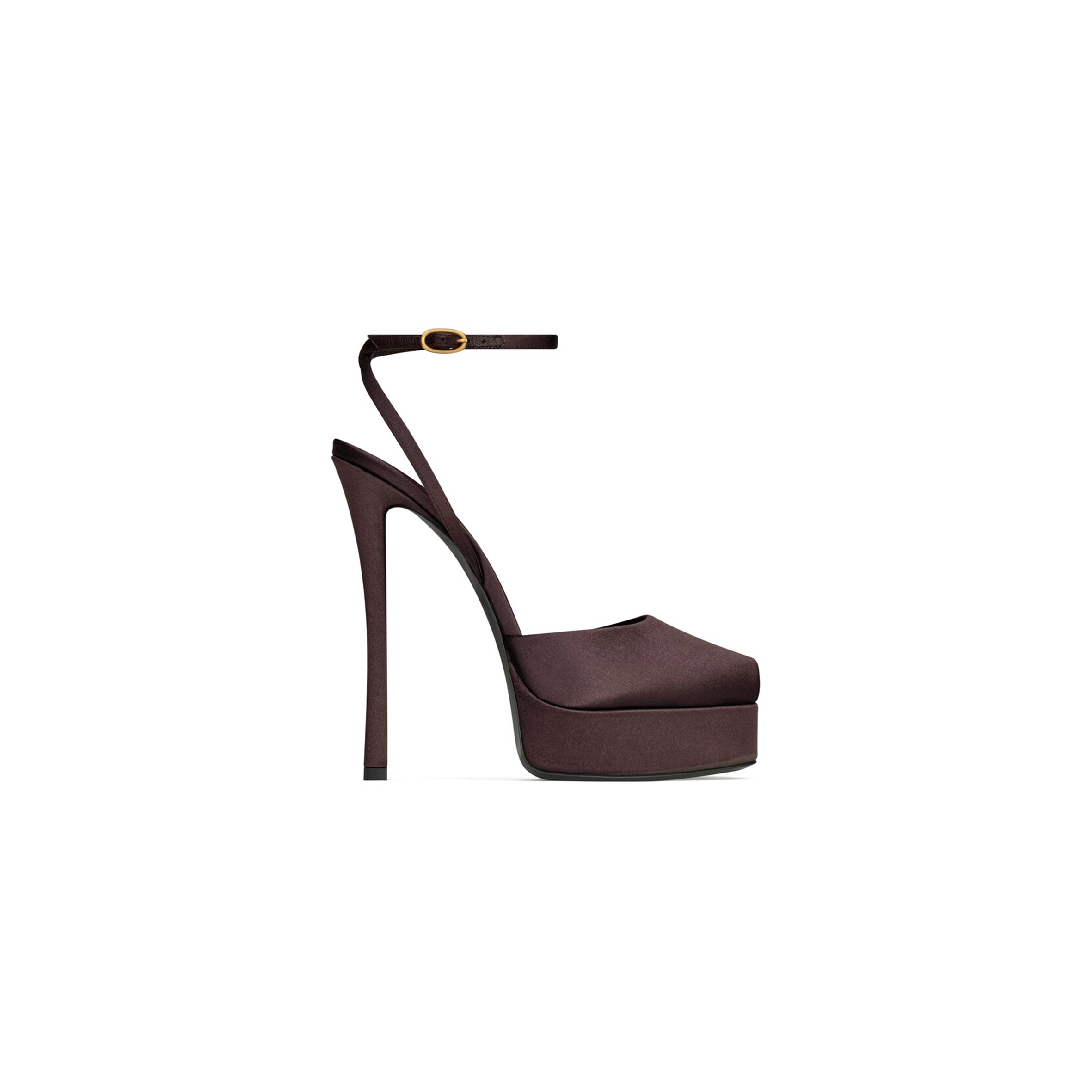 YSL LA SCANDALE PLATFORM SANDALS IN SATIN CREPE 8060709QNAO6027 YSL LA SCANDALE PLATFORM SANDALS IN SATIN CREPE 8060709QNAO6027